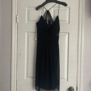 Black cocktail dress; Size 12 boutique (runs small - fits like a Size 8); NWT